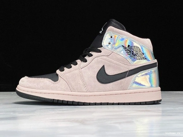 Cheap Powder Iridescent Jordan Air 1 (W) Dirty BQ6472-602 Mid 0817